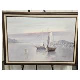 Original Oil Painting on Camvas signed Hills ,