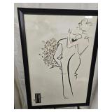 "The Date" by Ty Wilson poster , framed has some