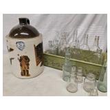 Lot-  #3 Crooksville , Ohio Stoneware Jug brown