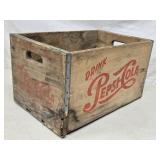 Vintage Wood Wilmington Del. Pepsi-Cola Soda