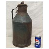 Antique Metal Milk Can "Old Home Milk Co." RENO,
