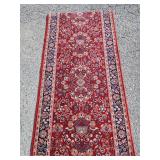 Modern machine woven rug. Unbound on ends.  5