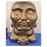 Chachapoya Fertility Idol wood carved look at