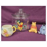 Winnie the Pooh - Glass Cookie Jar , Ceramic Mug