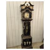Chinese Lacquered Contemporary Tall Case Clock