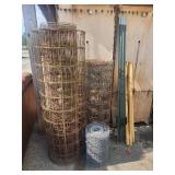 Gardening Delight: wire heavy gauge fencing,