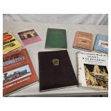 8 Vintage Books on Railroads and Model
