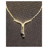 necklace with pendant.  Pendant