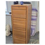 MCM Encore Oak File Cabinet,  4 Drawers ,