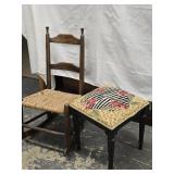 Lower Eastern Shore ladder back rocking Chair,