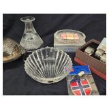 Lot - Villeroy & Boch Crystal shell dish,