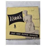 1948 Celluloid Venus Salt and Pepper Shakers Set
