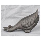 Antique Cast Iron Goose Coin Bank , look at