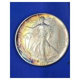 1990 P Silver Eagle coin 1boz. Fine Silver one