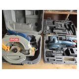Ryobi Corded Circular saw with case,  Black and