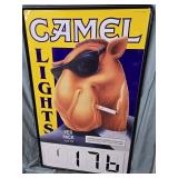 Joe Camel 2 sided sign , 1993 R. J. Reynolds