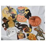 Halloween Decorations - Die cuts , Crepe paper