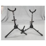 2 saxophone stands.   Look at the photos for more