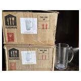 2 Cases of 12  - 24  Sports Mugs -  Glass Mugs in