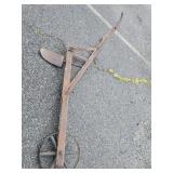Antique Walk Behind Cultivartor , old hand plow