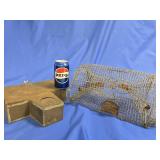 2 Antique Humane Live Traps  - 1 is wire 2 side