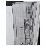 Black and Decker Utility Cabinet in box look at