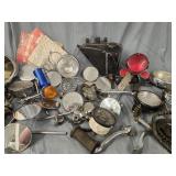 Vintage Motorcycle Parts - Head lamps , tail