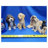 2 Lenox porcelain dog figurines.  Golden