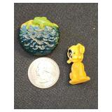2 Brad Elfrink carved motion designed pins