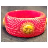 Brad Elfrink Bakelite bracelet artist signed and