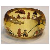 Brad Elfrink apple juice bracelet reverse carved