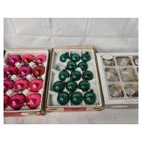 3 boxes of Vintage Christmas Tree ornaments- 14