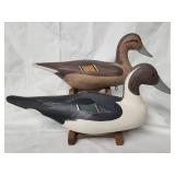 Pair Jim Pierce Pintail decoys. Drake and hen