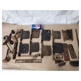 Salvage door hardware Orbin Mortise locks, door
