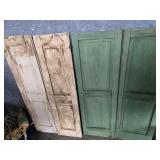 2 Sets of old shutters 54"h one pair 28"w , the