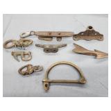 Royal Navy brass D Ring lock for military duffle,