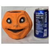 Vintage Paper mache Jack-O-Lantern 5"h look at