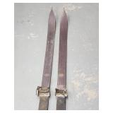 Vintage wood snow Skis 82" Length.  Northland S