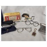 Vintage Lot 3 vintage Eye Glasses 2 are wire rim