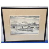 John Moll Print signed and numbered  19/110 , "