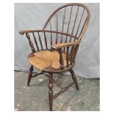 Vintage Reproduction Sack Back Windsor Armchair,