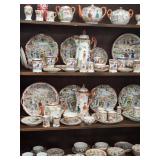 80+ Asian China pieces patterns & makers  vary ,