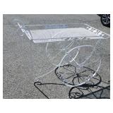 Vintage Mid Century wrouht iron metal market