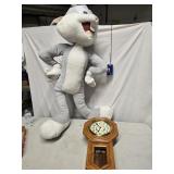 Reproduction oak Regulator Clock  and oversized