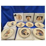 7 Hummel Christmas Plates all in good condition