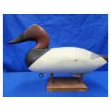 Canvasback Drake decoy stamped / Branded 'PARKER'