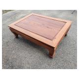 Mcm coffee table Teak. Damage on top