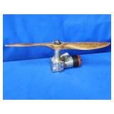 Vintage McCoy Red Head Model Airplane engine.