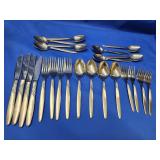 Mid Century Modern Stainless steel flatware made