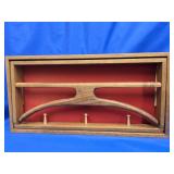 MCM 1960's Danish Teak Wall Mount Valet all